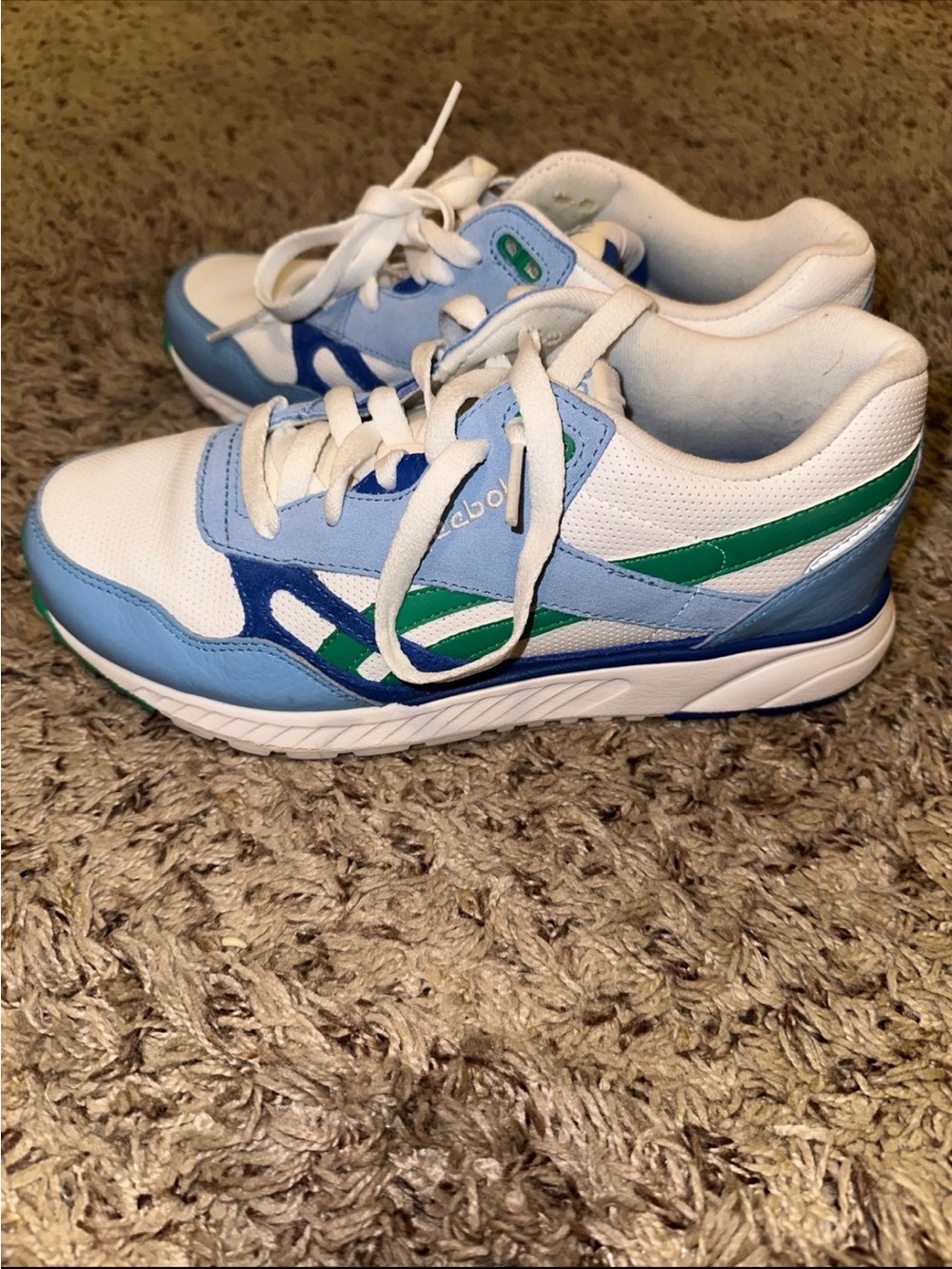 Reebok Women’s Light Blue & White Athletics Sneakers